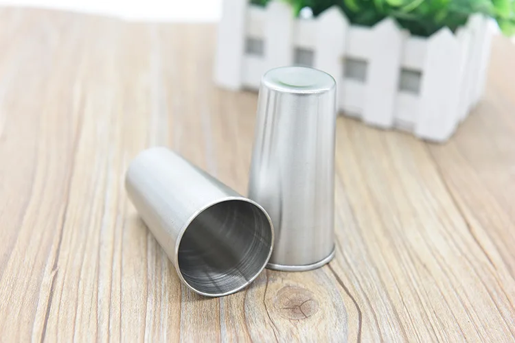 Portable 100 Ml Stainless Steel Shot Glass Stainless Steel Wine Cup Tass Wine 39G