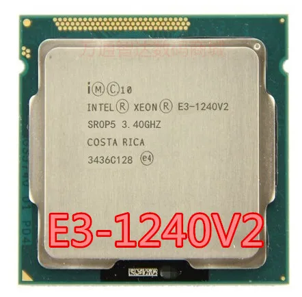 Процессор Intel Xeon E3-1240 v2 E3 1240 V2 8M Cache 3 40 GHz SR0P5 LGA1155 CPU | Компьютеры и офис