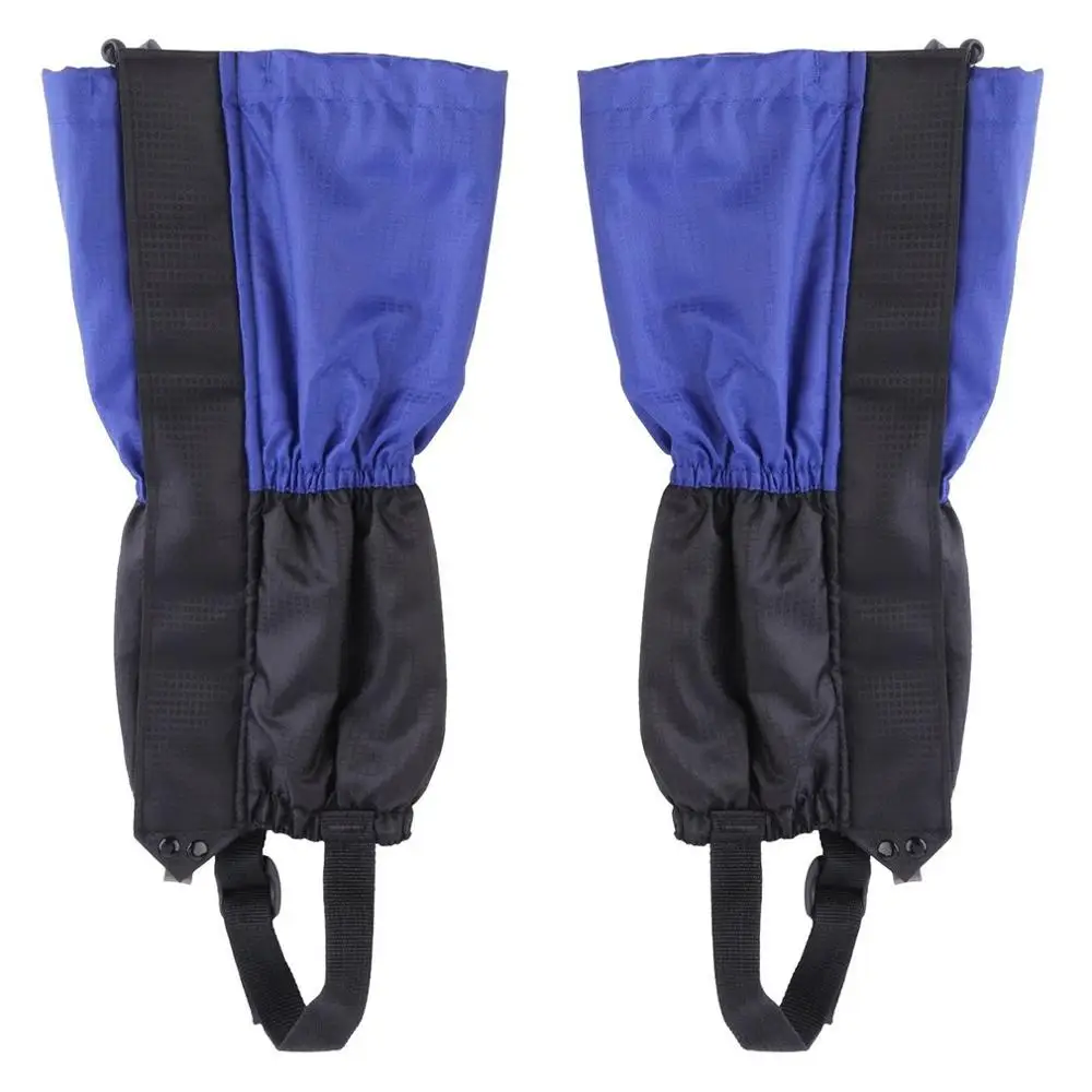 Black blue 1 пара Bluefield Детские водонепроницаемые дышащие гетры для улицы, защитные гетры для ног, гетры для катания на лыжах, пеших прогулок - Цвет: Black blue