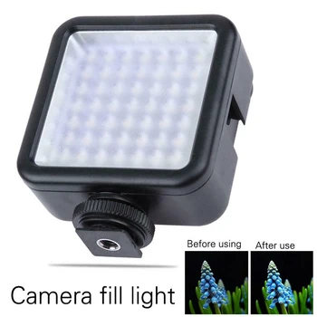 

For Wedding News Interview Macrophotography Mini LED Video Fill Light Lamp Camera Photography Lighting Compatible with Tripod