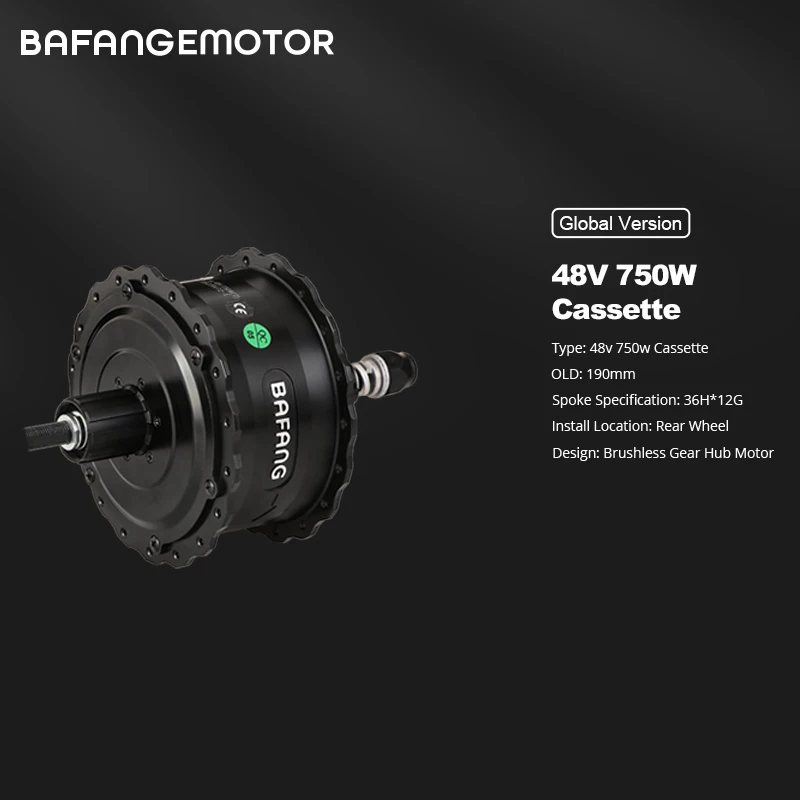 Cassette Rear Hub Motor Kits with Bafang 750W 48V Hub Brushless Motor DC E  Fat Bike Electric Motor Kits CST|Electric Bicycle Motor| - AliExpress