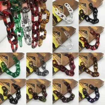 

Fashion 60cm/120cm Detachable Replacement Shoulder Strap Bag Fish Bone Acrylic Resin Handbag Chain Strap Bands Bag Accessories
