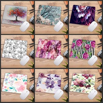 

XGZ Tree Art Peony Flower Bright Gaming Keyboard Mouse Pad PC Computer Mat Small Size for 180x220x2mm Big Promotion Mousepad