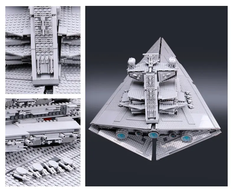 81029 Звездные войны серии UCS модель эсминца набор боевых кораблей игрушки для мальчиков строительные блоки совместимы с 10030 кирпичами