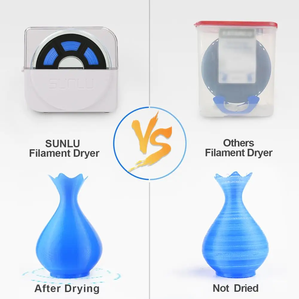 Sunlu s1 Secador de Impressão 3d Filamento Caixa Pla Abs Filamento Armazenamento Caixa Mantendo Árido Material Máquina para Fdm Impressora 3d Navio Livre - Imagem 4