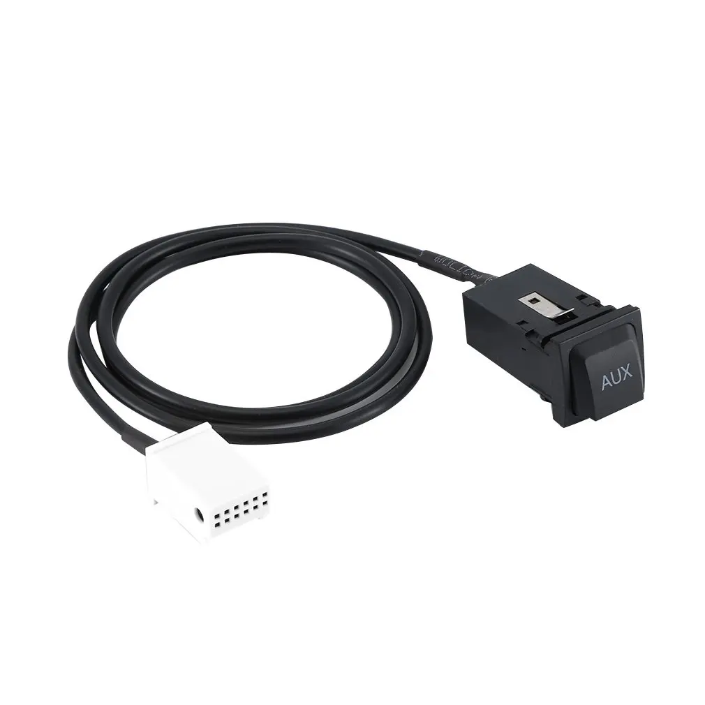 Автомобильный Aux Usb адаптер для Rcd510 Rns510 Rns315 Rcd310 Rcd300 автомобильный Aux Usb адаптер аудио кабель переключатель штекер для Passat Polo