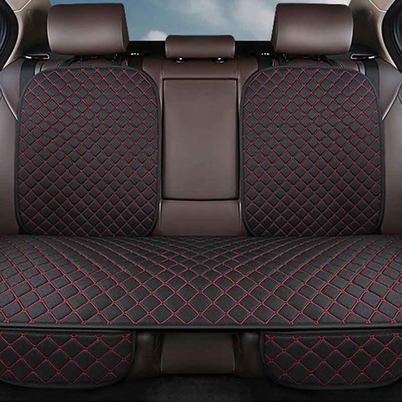 FUZHKAQI flax car seat covers For Hyundai IX35 IX25 Sonata Santafe Tucson ELANTRA Accent i20 i30 i40 automobiles accessories