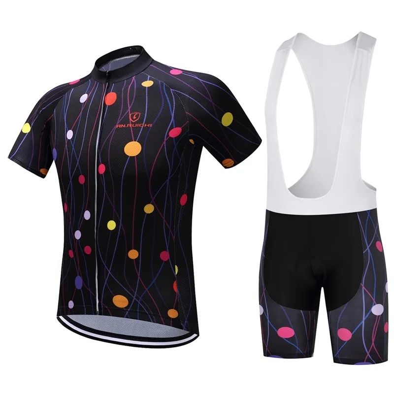 cycling jersey set 2 Джерси для велоспорта профессиональная команда Marwick Летняя мужская Спортивная рубашка для велоспорта Триатлон брюки с фартуком одежда для велоспорта - Цвет: cycling jersey set 2