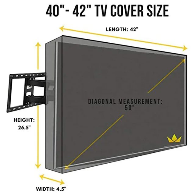 BEBUSINGOTO Funda Universal Para TV De 32 Pulgadas, Resistente A La