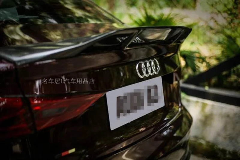Для Audi A3 S3 RS3- высокое качество R углеродное волокно/FRP задний спойлер на крыло, крышу багажника губы крышка багажника автомобиля стиль