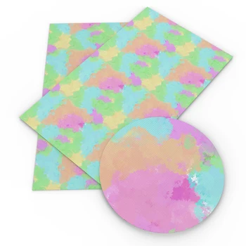 

David accessories 20*34cm Flower Jelly Faux Synthetic Leather Patchwork For Hair Bow Bags Phone Cover DIY Projects,1Yc12243