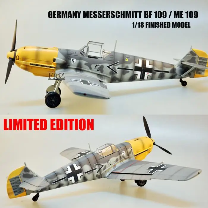 Германия мессершмитт BF 109/Me 109 1/18 самолета готовой самолет easy model |