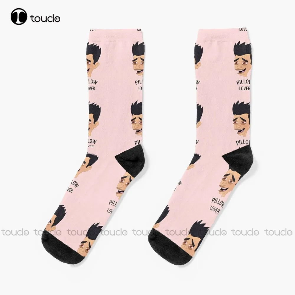 

Pillow Lover Big Mouth Socks Boot Socks For Men Thanksgiving Christmas New Year Gift Unisex Adult Teen Youth Socks Custom Sock