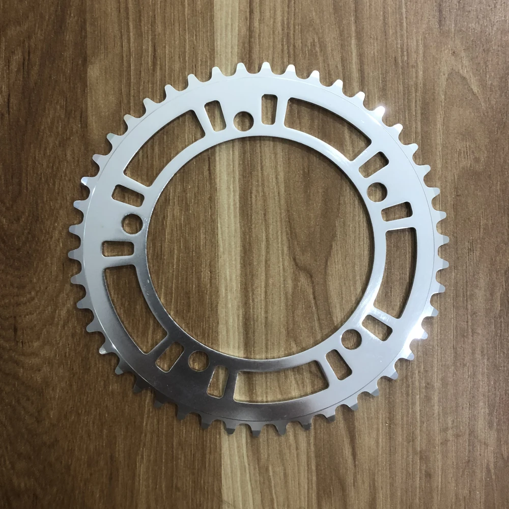 Fixie велосипедная передняя звезда Односкоростной велосипед Chainwheel 46T 170 мм алюминиевая фиксированная велосипедная система