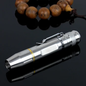 

395NM Black Light 365NM UV LED Torch, Yellow Light Small Portable LED Flashlight AA, CREE LED Lanterna Gem Lamp Jade Detector