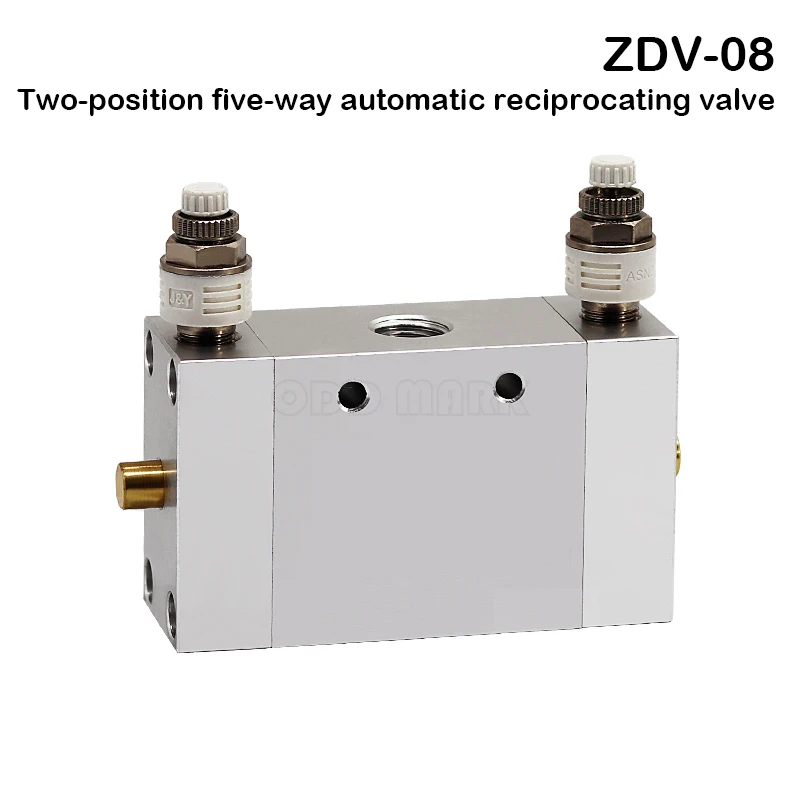 Pneumatic switch ZDV-08 gas valve cylinder automatic shuttle speed control two-position five-way directional | Обустройство дома