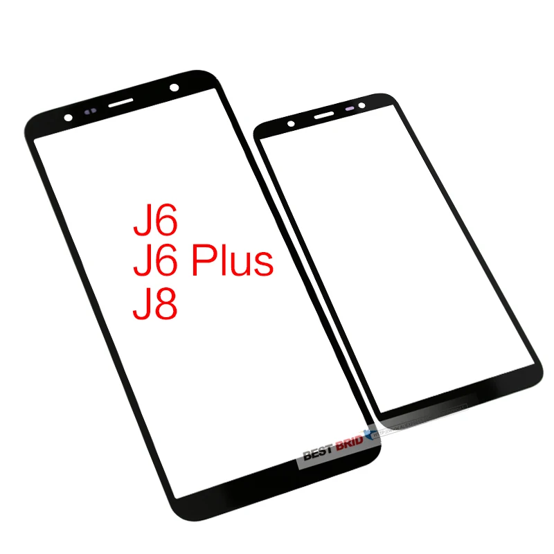 Сменное стекло передней панели для Samsung Galaxy J8 J6 Plus сенсорный ЖК-экран стеклянная