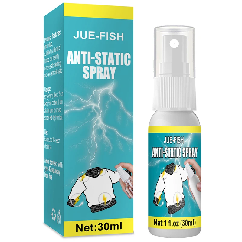 Anti Static Spray Portable Reduce Static Cling Removes Wrinkles Static