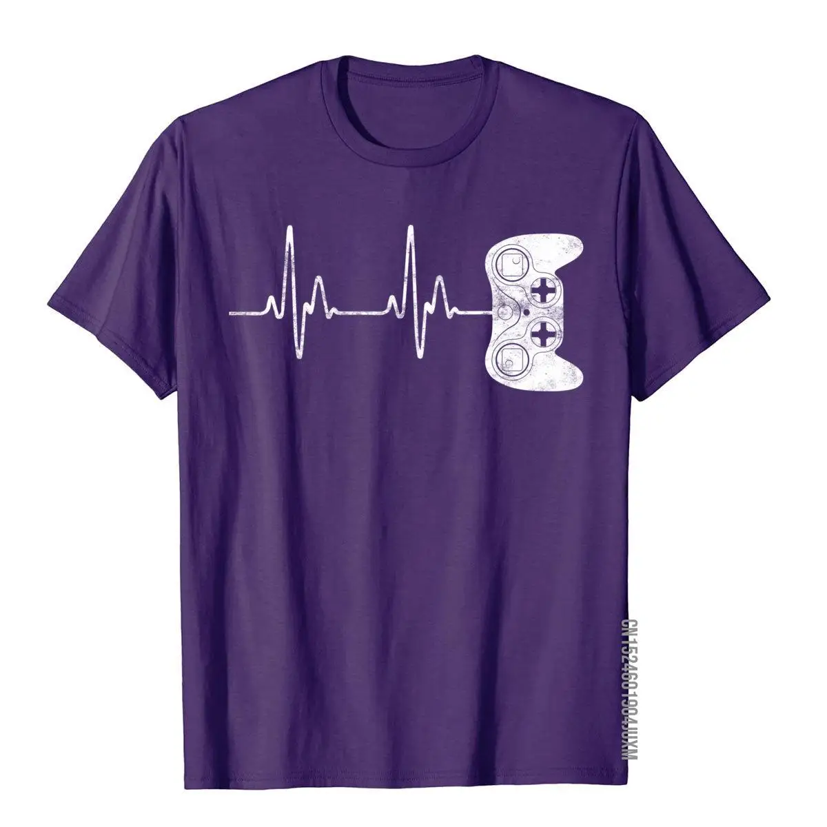 Gamer Heartbeat Long Sleeve Video Game Lover Gift Shirt Long Sleeve T-Shirt__97A1436purple