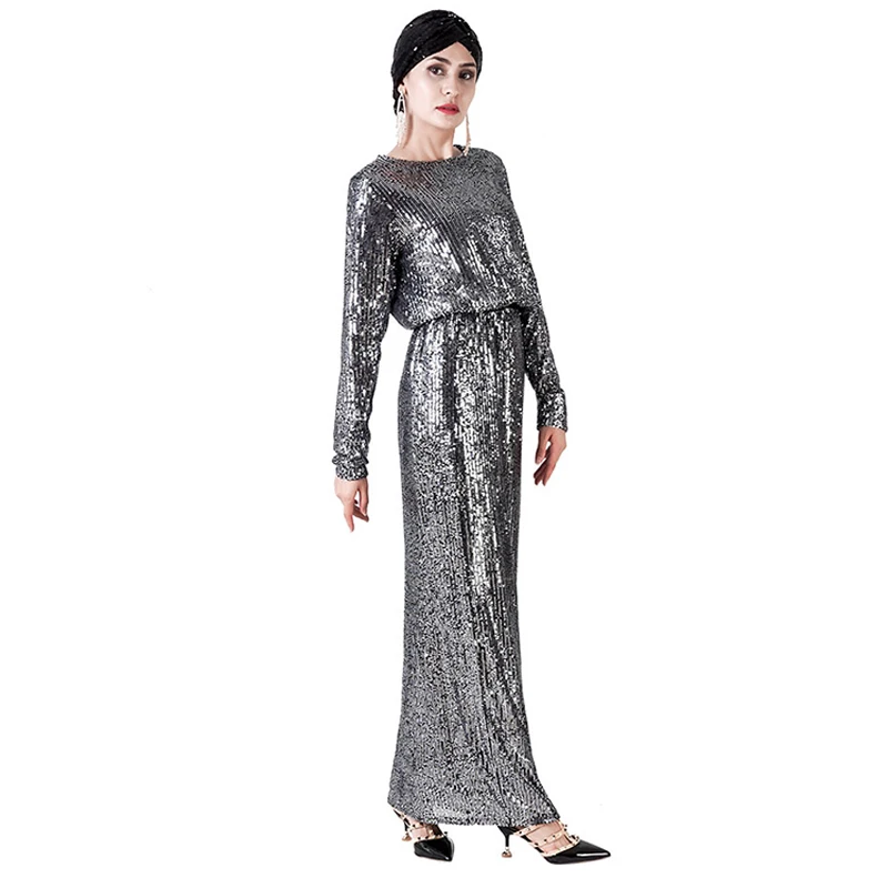 

Sequin Abaya Dubai Muslim Tops Skirt Ensemble Femme 2 Pieces Pantalon Arabic Oman Pakistan Turkish Islamic Clothing Women Set