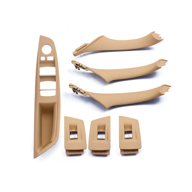 

7 шт. внутренняя дверная ручка тянуть накладка-трость с защитным козырьком для BMW F10 F11 F18 520i 525i 5-Series левой стороны водительского сидения автомобиля для укладки волос