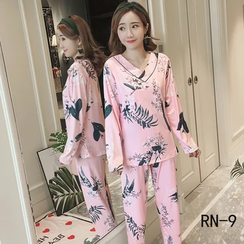 

Women Homewear Suit 2020 Spring Pregnant Clothing Autumn V Neck Long Sleeve Nightwear Casual Nursing Sleepwear Maternity Pajamas