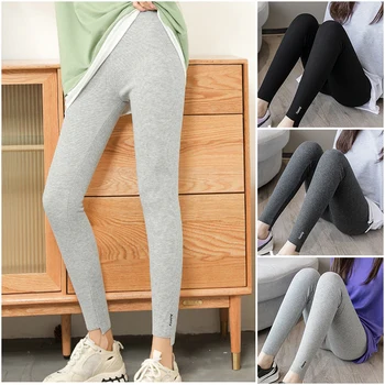 

Plus Cashmere Pure Cotton Thread Vertical High Waist Leggings Girls Warm Winter Plus Velvet Knitted Thick Super Elastic Leggings