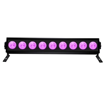 

9 LED UV Party Disco Christmas Bar Black Lamp UV Violet Wall Washer LED Stage Effect Lights Blacklight Spot Light for Birthday E