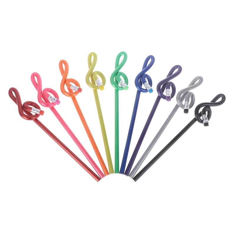 1PC Pencil Multi Color Musical Note Pencil Designer Decoration Pencil School/Office Stationery Musician Gifts
