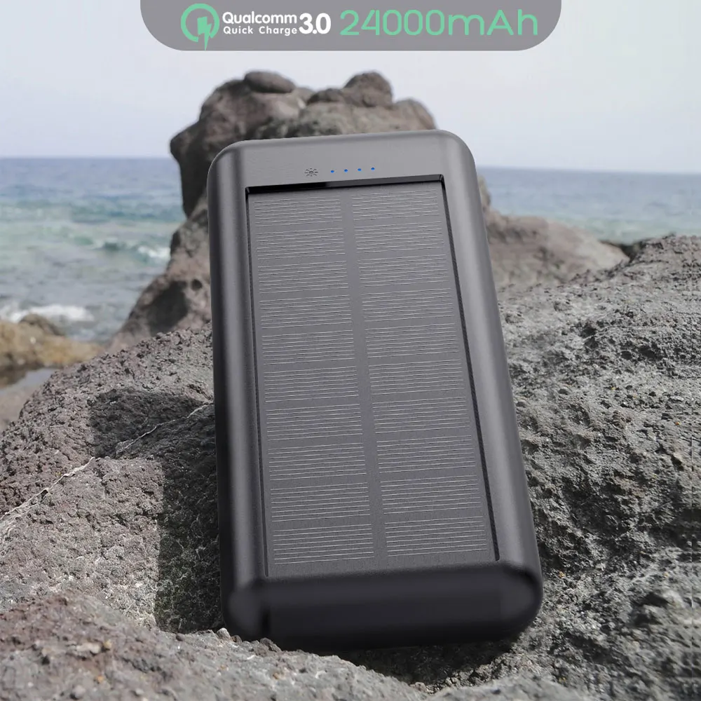 

PD Quick Charge Power Bank 24000mAh Real Capacity Phone External Battery Charger for iPhone X Xr Xs Xs max iPhone 11 Pro Huawei