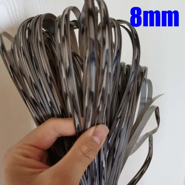 10 Meters PE Gradient Flat Synthetic Rattan Material Roll Handmade Weaving Rope Repair Furniture Bed Sofa Chair Table Basket 2