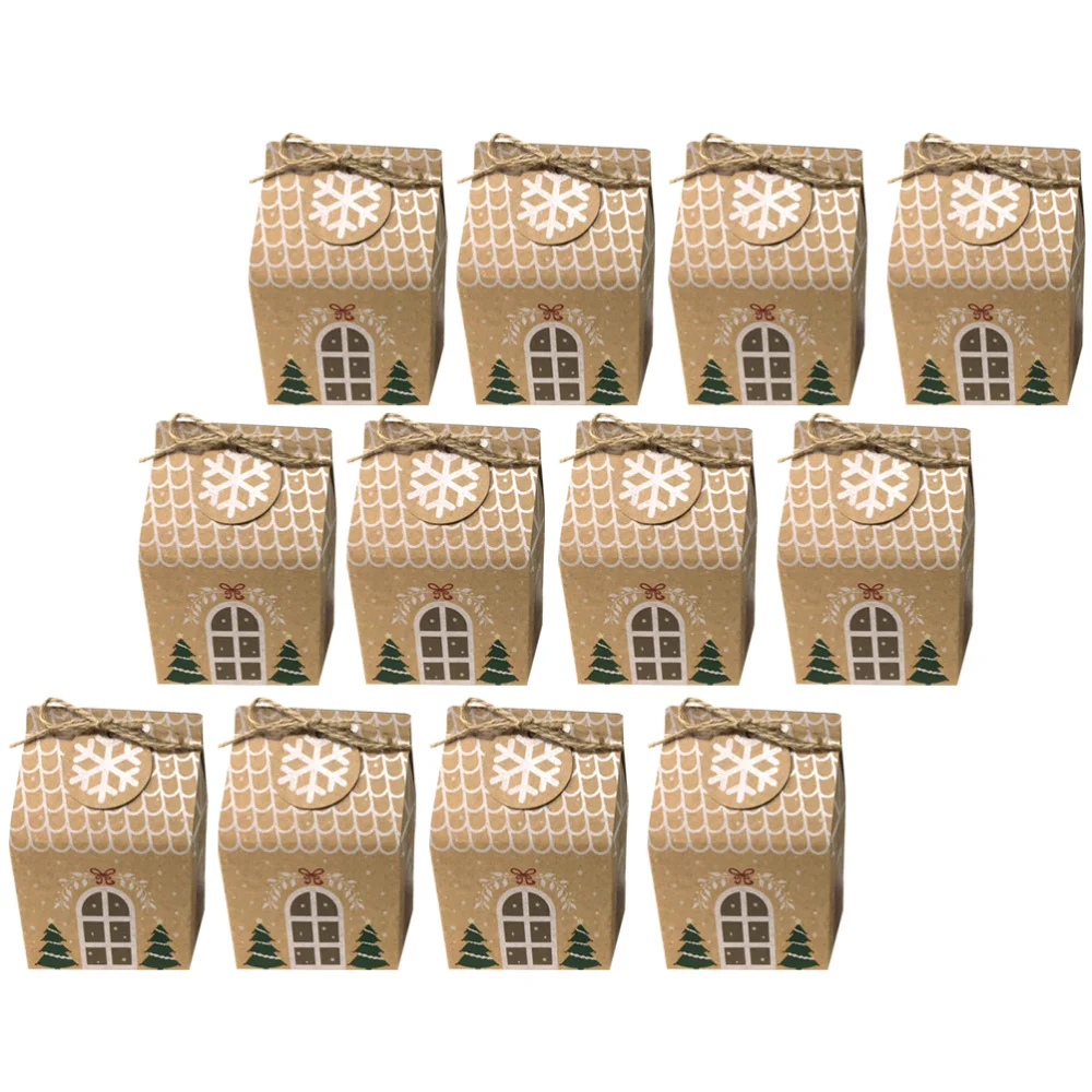 

50 Set of Candy Stand Box Candy Packing Box Christmas Candy Box Gift Box for Gift Xmas Christmas