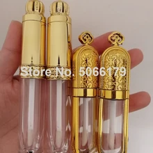 5 мл-8 мл Золотая Корона косметический блеск для губ палочка трубка пустой прозрачный макияж блеск для губ кисточка для губной помады бутылка красивые ресницы развинчивающаяся баночка