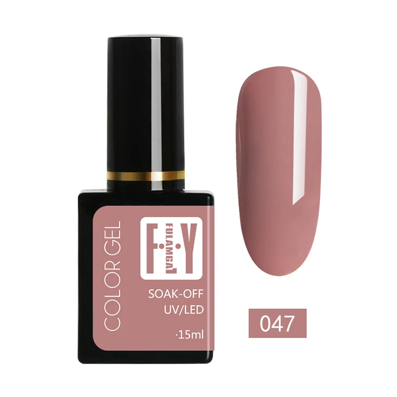 1 шт. набор гелевых лаков! полупостоянная гель uv Vernis светодиодный Гель-лак био-Гели Soak Off Nail Art Лаки Гибридный Гель-лак для ногтей гель лак для ногтей - Цвет: 047