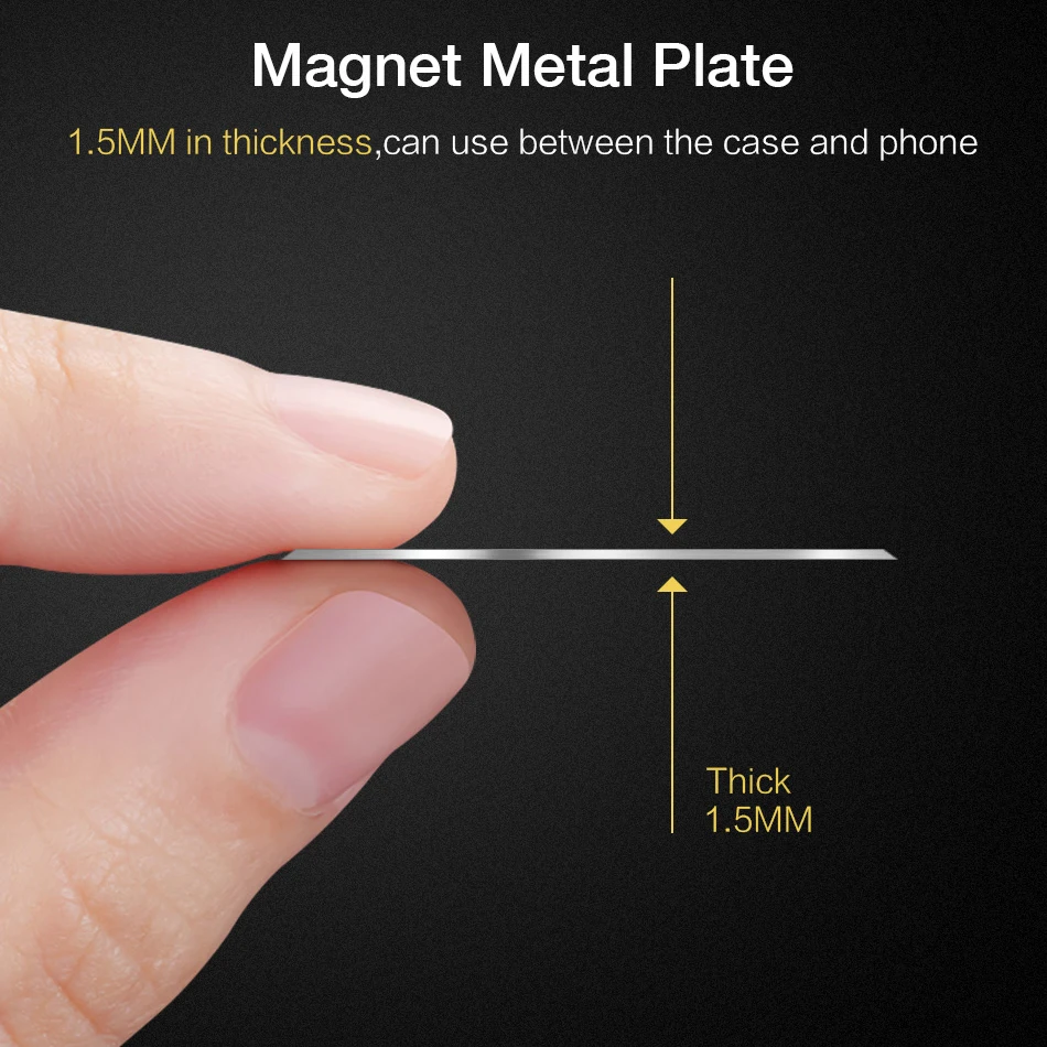 Plating-Iron-Stickers-on-Magnetic-Car-Phone-Holder-for-Xiaomi-Huawei-Universal-Metal-Plate-for-Mount (3)