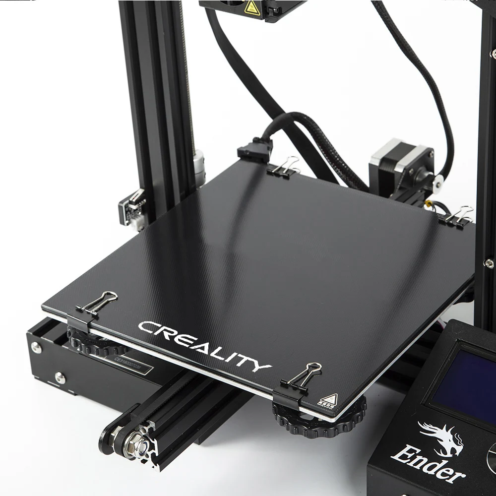 Дешево Детали 3D принтера Ender 3 Trianglelab ultracase самоклеящаяся поверхность сборки стеклянная пластина толщиной 235x235 мм для Ender 3 3D принтера