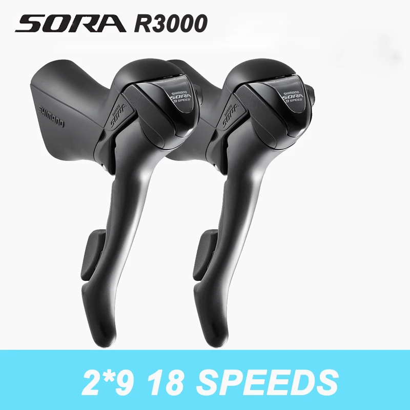 SAVA Racing Road Bike 18 Speeds Road Bicycle Aluminum frame+ Carbon fork Road Bike with SHIMANO SORA 18 Speed Road Bike Bicycle