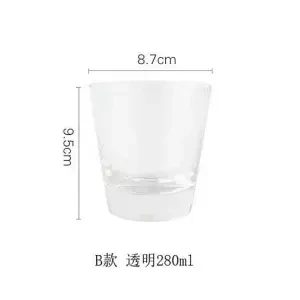 Стеклянная чашка Пномпень молоток узор Бытовая стеклянная чашка стакан для вина стакан для сока чашка для напитков набор стеклянных чашек кристалл - Цвет: 280ML