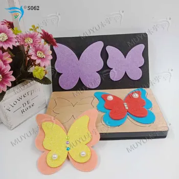 

Double layer butterfly DIY Wooden dies cutting fit Scrabooking S062