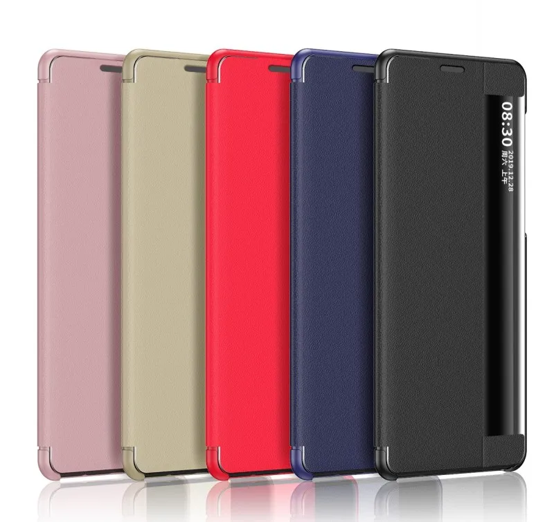 cute samsung phone case Smart Case For Samsung Galaxy A32 A52 A72 5G Cover Flip Leather Shockproof Window View Cases For Samsung Galaxy A01 A02S A12 cute samsung cases