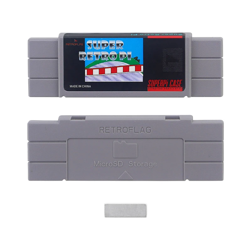 Retroflag SUPERPi CASE + Gamepad Controller + 32GB SD Card + 3A Power Adapter + Heatsink + HDMI for