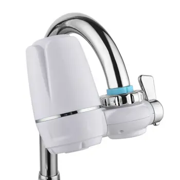 

Faucet Filter Tap Water Purifier Easy Assembly without Tools to Turn Tap Water Into Cleaner Water Effective Ceramic White ICOCO