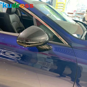 

For Kia Optima 2020 2021 Carbon Fiber Rearview Mirror Cover Trim Rear View Mirrors Frame Covers Sticker Car Styling Accessories