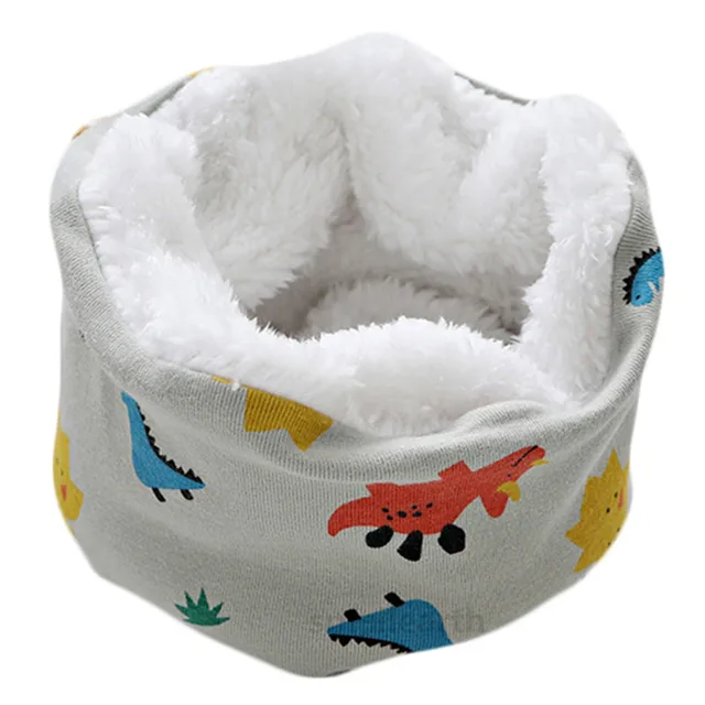 New Autumn Winter Children's Cotton Scarf Cartoon Kids Mufflers Outdoor Windproof Baby Warm Scarf Boys Collar Girls Neckerchief thick 11