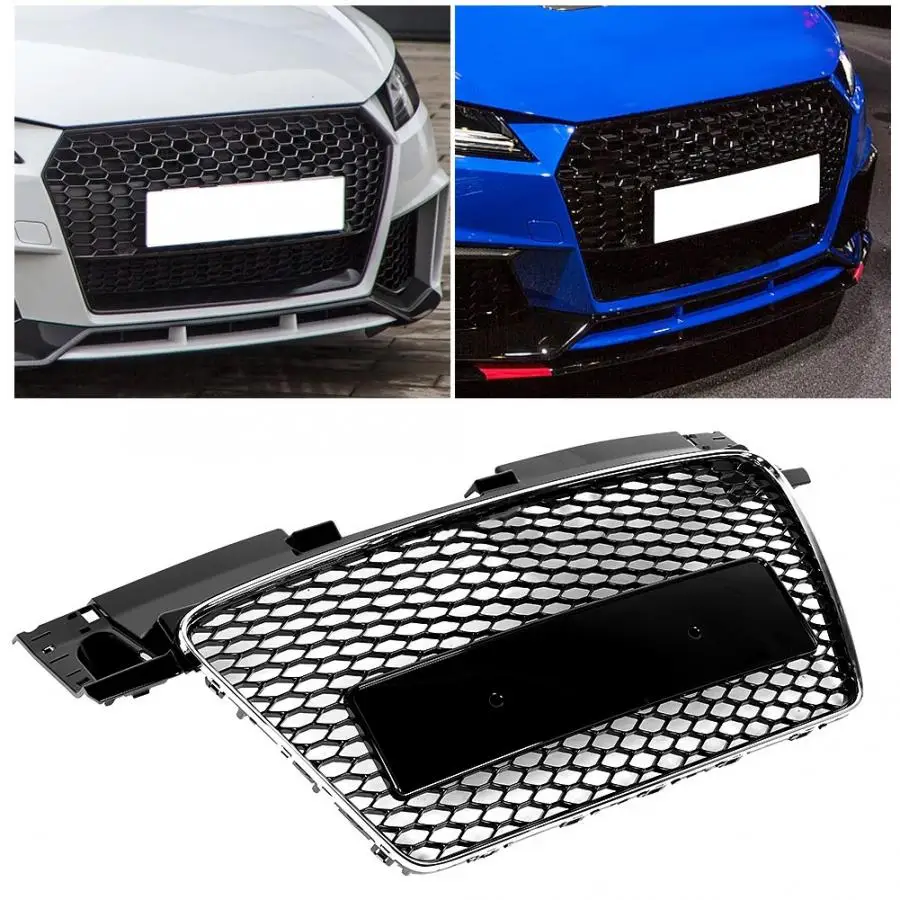 Для TTRS Стиль переднего бампера решетка гриль для Audi TT/TTS 8J 2006 2007 2008 2009 2010 2011 2012 2013 Аксессуары
