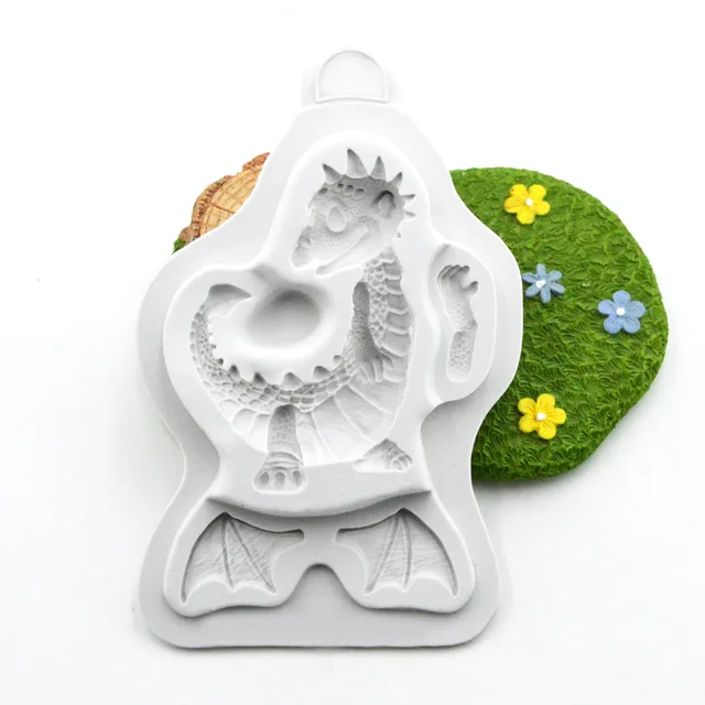 Luyou 1Db Dinoszaurusz Torta Szilikon Penész Fondant Csipke Születésnapi Díszítő Szerszámok Csokoládé Gumpaste Fm1887 - Image 5