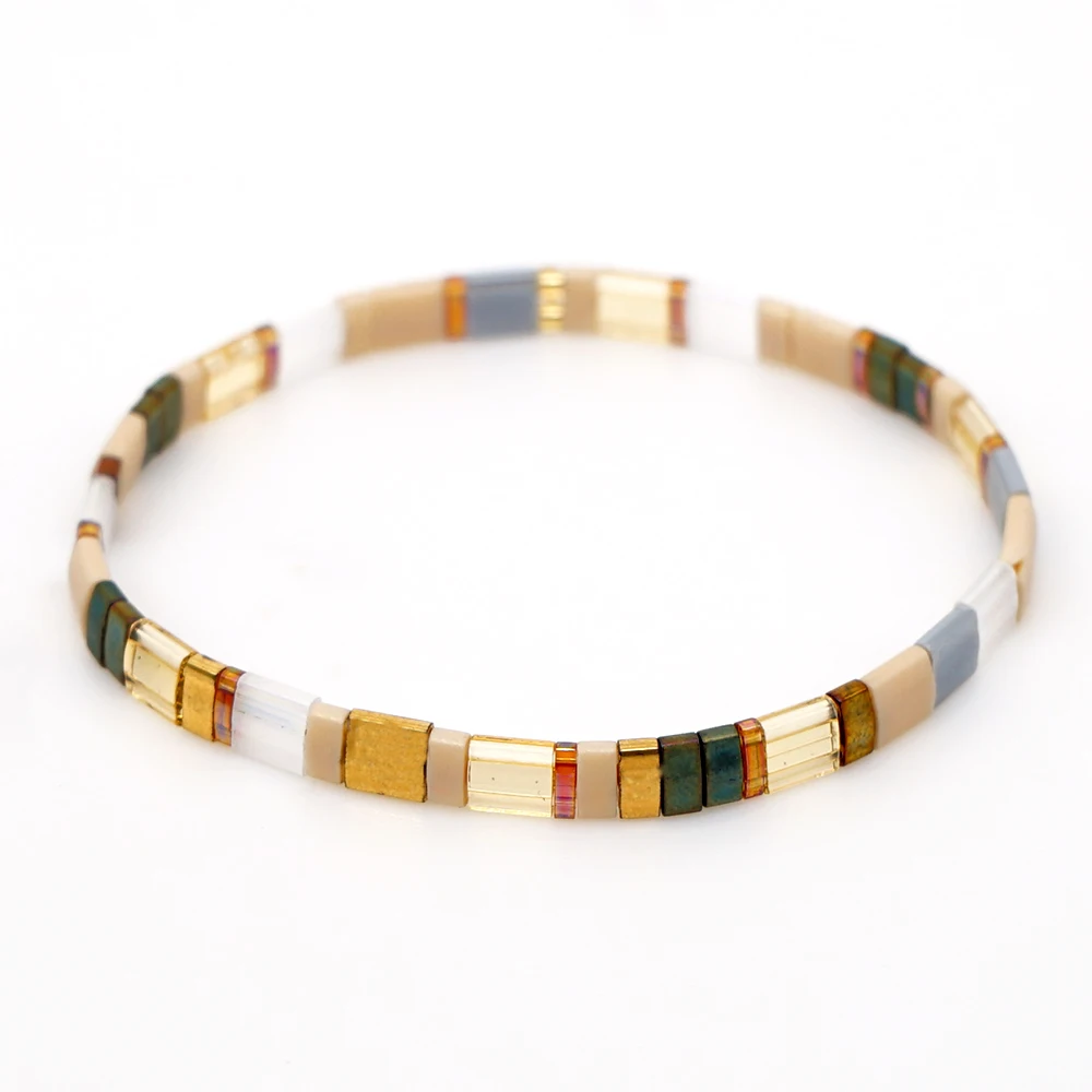 Rttooa радужные бусины браслеты MIYUKI браслет Pulseira Mujer 2020 Женские Ювелирные изделия