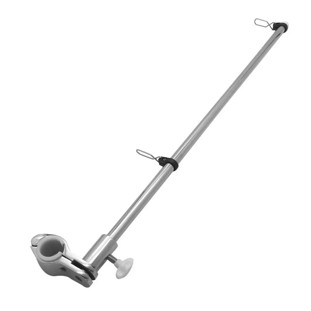 Heavy Duty Flag Pole for ϕ22.2 to 25.4mm Tube ϕ12.7mm Boat Car RV Marine