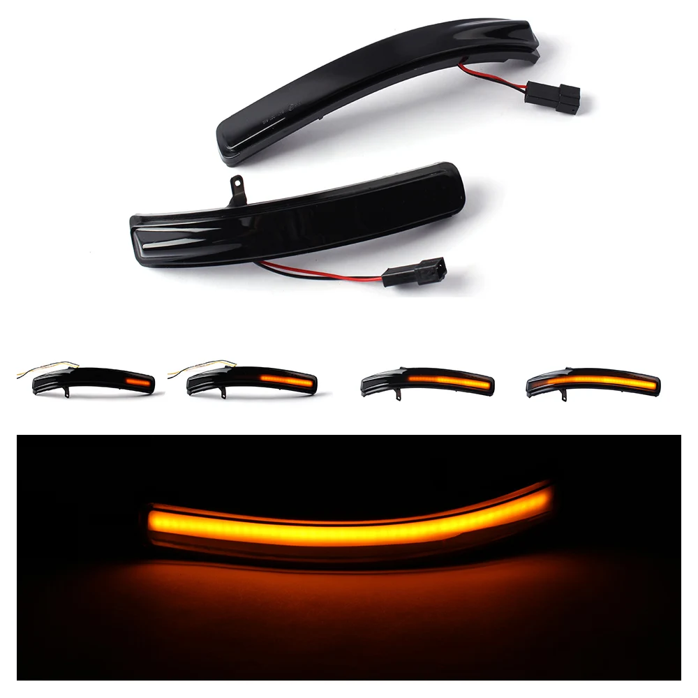 Side Mirror Turn Signals for Ford Explorer 2011 2019 Sequential Amber