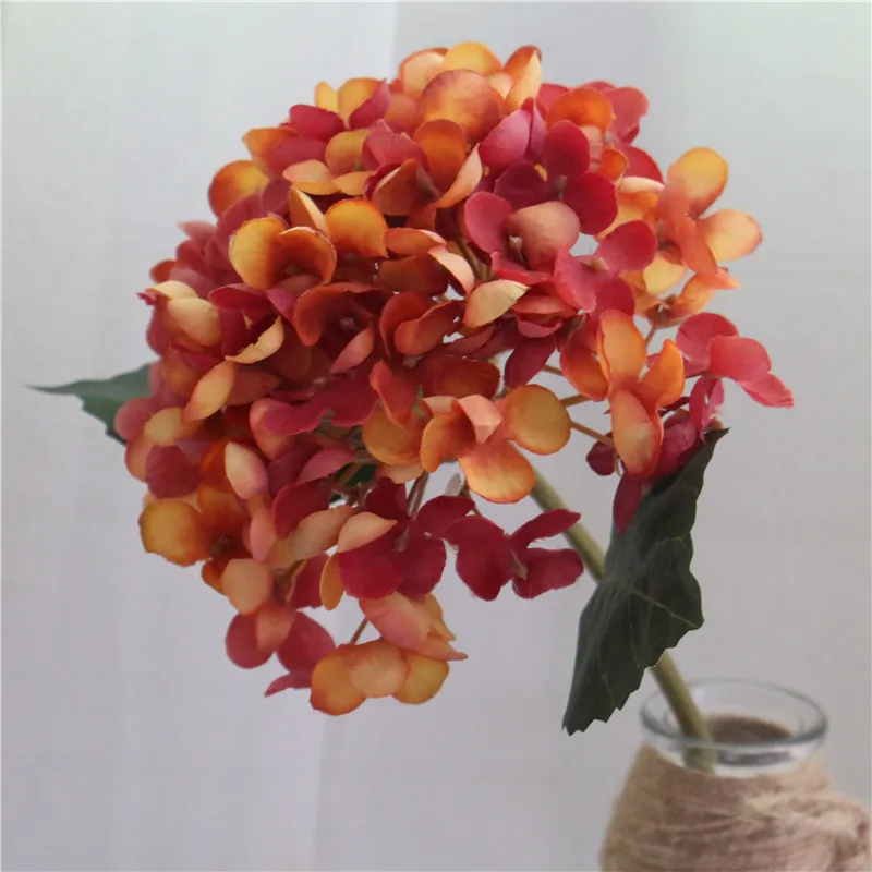 Elegant Retro Autumn Hydrangea Bouquet for Home and Event Decoration